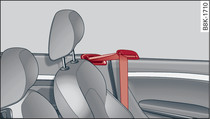 Asiento del conductor: Dispositivo para acercar el cinturón